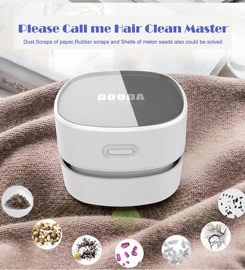 Handheld Desktop Vacuum Cleaner Mini Portable Table Dust Vacuum